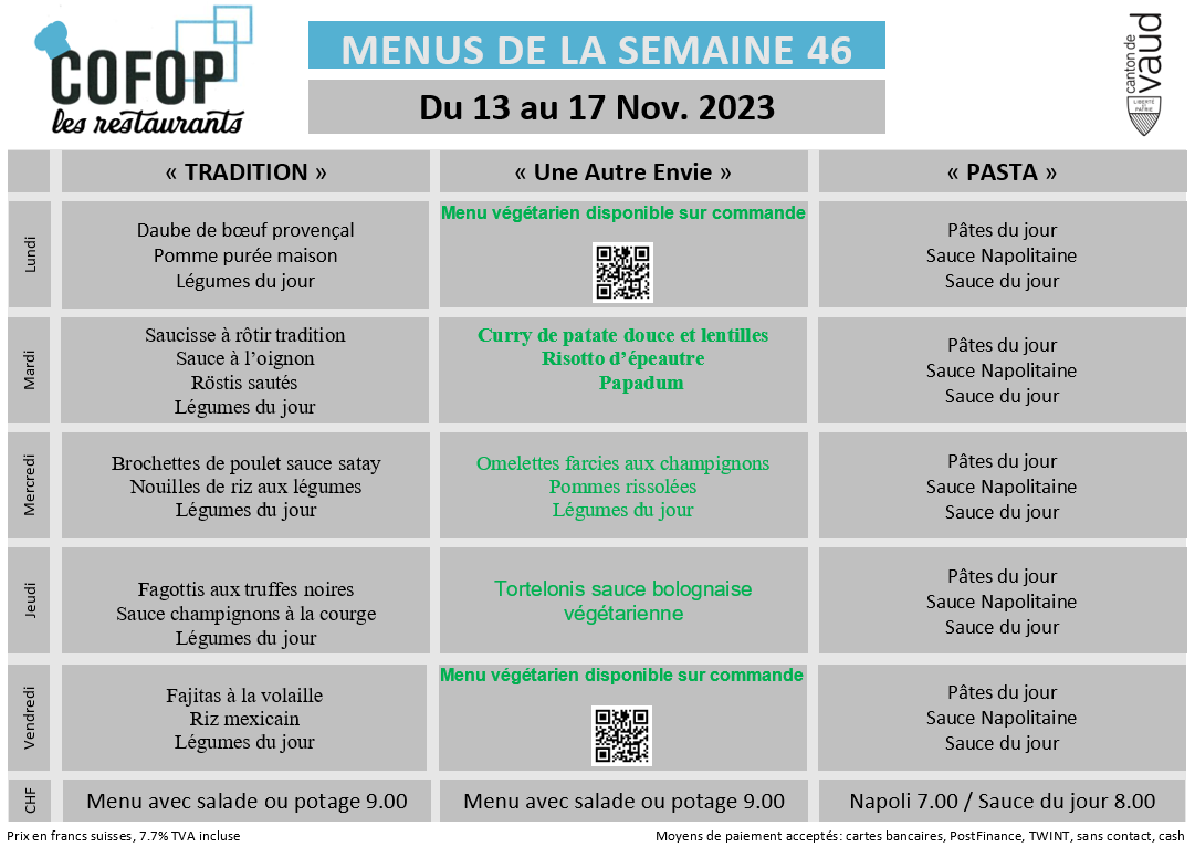 2023 11 08 12 26 18 Restaurant ETML S46 du 13 au 171123docx Mode protg Word