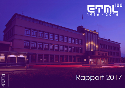 Rapport d&#039;activité 2017