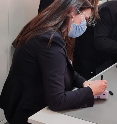 Cesla Amarelle signe le 1er Thymio@ETML